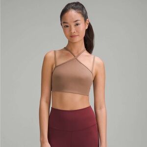 Lululemon Flow Y Bra Nulu Light Support - Cacao - Size 6